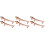6Pièces Repose Baguettes Zinc Alliage Support Couverts 6