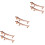6Pièces Repose Baguettes Zinc Alliage Support Couverts 7