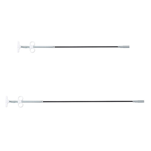 6Pièces Accessoires De Nettoyage Canalisation Noir Flexible Durable 1