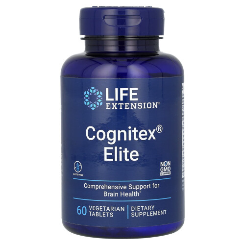 Life Extension, Cognitex Elite, 60 Kasvissyöjä Tabletti