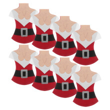 32Pcs Multi Fabric Christmas Silverware Holders Reusable Utensil Pouch