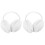 2Pièces Cache-Oreilles Blancs Chauffants Mode Pour 4