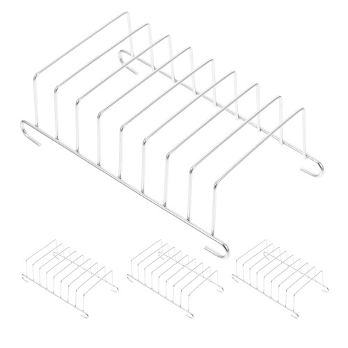 8Pièces Support Grille-Pain Acier Pour Friteuse Usage