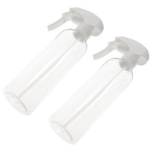 4Pcs Clear Plastic Spray Bottles Easy Press Trigger for Liquid Use