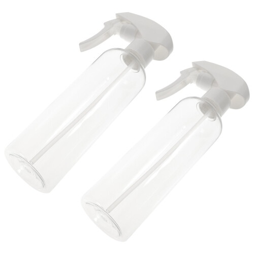 4Pcs Clear Plastic Spray Bottles Easy Press Trigger for Liquid Use