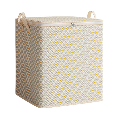 Extra Large Heavy-Duty Storage Box with Lid, Compatible with Home & Clothes Organization, Stackable Reinforced Corrugated Plastic Bin 2