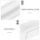 Akryl U-formet kakeform 30 x 8,3 cm 5