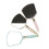 2Pcs Bathroom Handheld Mirror Premium Plastic Frame for Makeup 1