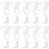 100Pcs Transparent Blind Clips Plastic Valance Clamp Set 1