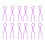 60Pcs Sewing Bobbin Clip Plastic Fixed Clamp Thread Holder Purple 1
