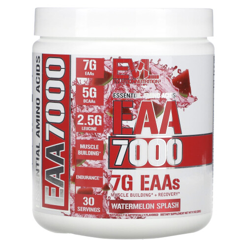 EVLution Nutrition, EAA 7000, Splash Melon, 9,9 oz (282 g)