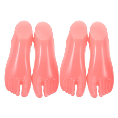 2Paren Roze Voetmodellen Voor En Display PP