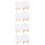 8Ensembles Chevalets De Toile Mini Bois Beige Pour Usage 9