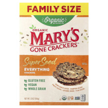 Mary's Gone Crackers, Crackers di Semi Biologici, Everything, 7 oz (198 g)