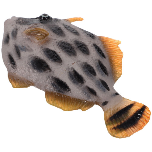 3Pcs Light Brown Simulation Fish Model Plastic Animal Figure for Decor 1