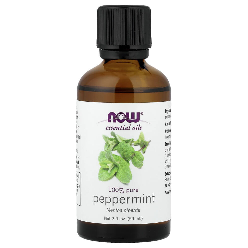 Now Foods Essential Oil, Peppermint Oil - 59 Ml.