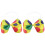 2Pièces Grand Nœud Clown Satin Décoration 2