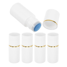 15Pcs Travel White Plastic Sponge Head Applicator Bottles