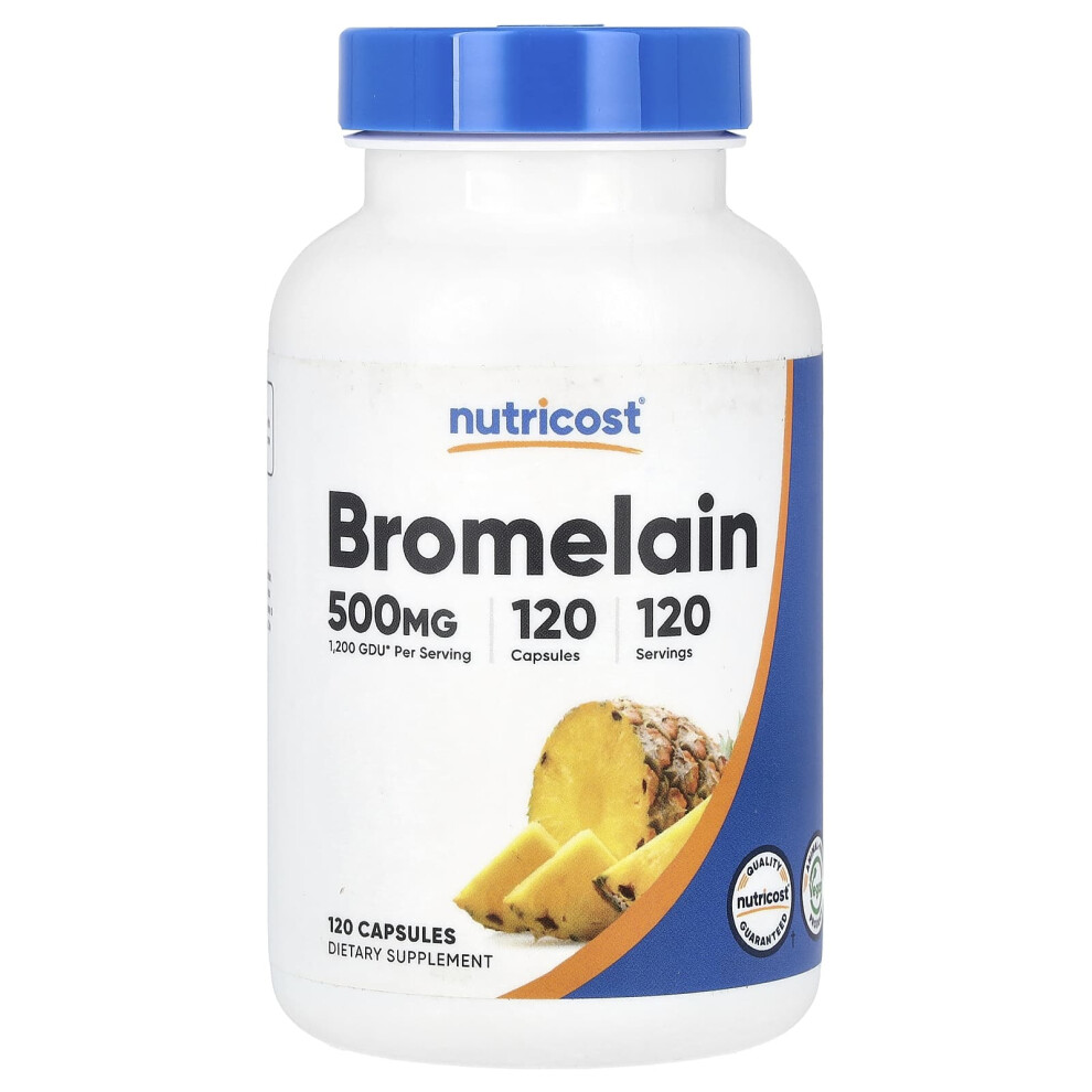 Nutricost , Bromelain, 500 Mg, 120 Capsules
