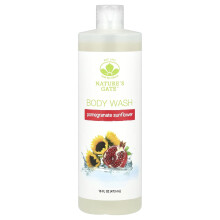 Mild By Nature, Nature's Gate, Pomegranate Sunflower Body Wash, 16 fl oz (473 ml)