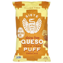Siete, Snack di Puff Senza Grano, Queso, 4 oz (113 g)