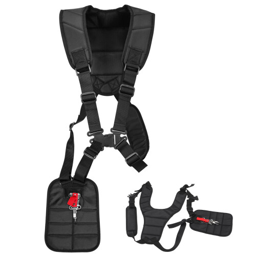 3Pcs Comfortable Padded Trimmer Belt Strap for Brushcutters in Black