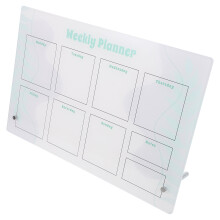 2Sets Magnetic Dry Erase Boards Acrylic Wall and Fridge Planner Board
