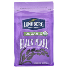Lundberg, Orgaaninen Musta Perla Gourmet Riisi, 1 lb (454 g)