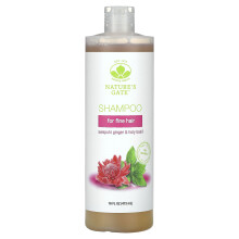 Săpun pentru păr fin, cu Awapuhi Ginger & Holy Basil, de la Mild By Nature, (Nature's Gate), 16 fl oz (473 ml)