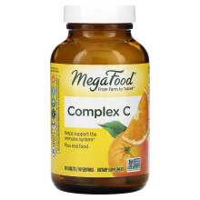 MegaFood, Komplex C, 90 Tabletiek