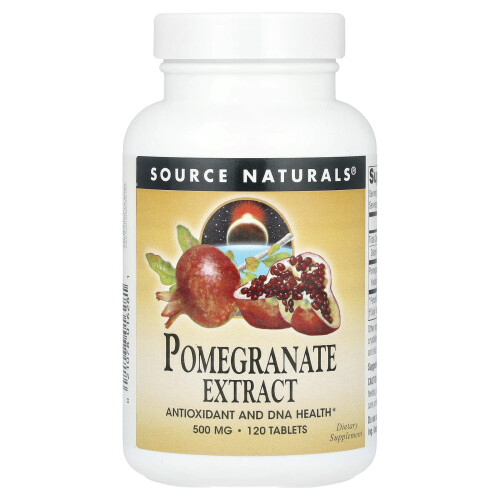 Source Naturals, Extracto de Granada, 500 mg, 120 Comprimidos