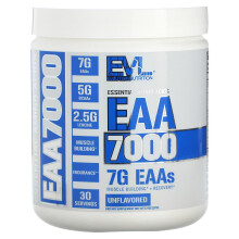 EVLution Nutrition, EAA 7000, Nesatisfăcător, 8.4 oz (237 g)