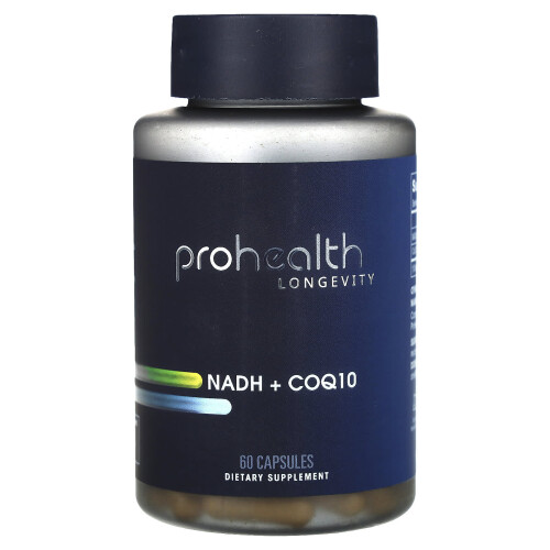 ProHealth Longevity, NADH + CoQ10, 60 Kapslí