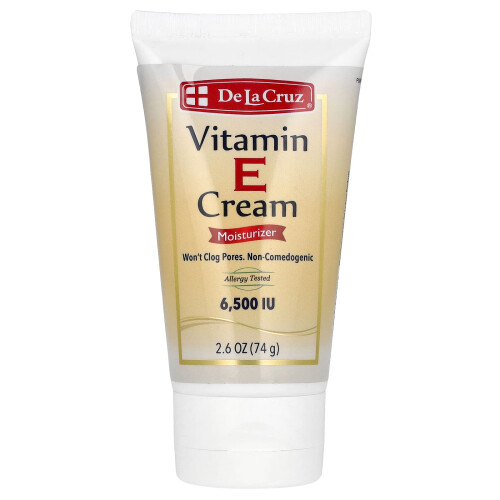 De La Cruz, Creme de vitamina E, 2.6 oz (74 g)