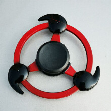 (Red)Naruto Shuriken Fingertip Spinner Antistress Toys Fidget Children Kids Adult