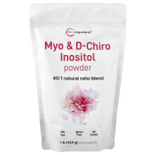 Micro Ingredients, Myo- & D-Chiro-Inositol-Pulver, 1 Pfund (454 g)