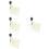 4Pièces Serviettes De Golf Blanches Réutilisables Avec Boucle Portable 7