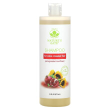 Mild By Nature, (Nature's Gate), Șampon cu Pomegranate & Soia pentru Păr Colorat, 16 fl oz (473 ml)