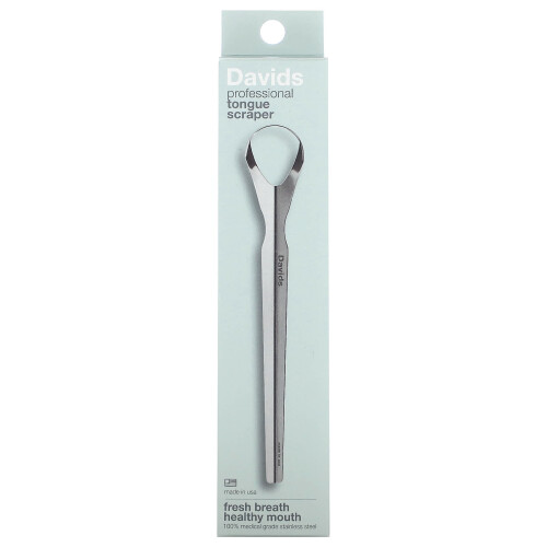 Davids Natural Toothpaste, Professionele Tongenschraper, 1 Schraper