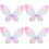 4Pièces Ailes De Multicolores En Nylon Pour Performances 7