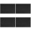 4Pièces Tapis Pratique Durable Noir Pour École 6