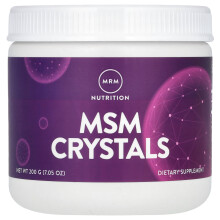 MRM Nutrition, Krystaly MSM, 7,05 oz (200 g)