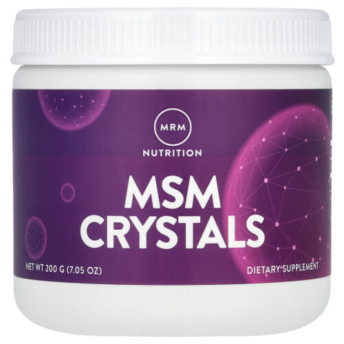 MRM Nutrition, Krystaly MSM, 7,05 oz (200 g)