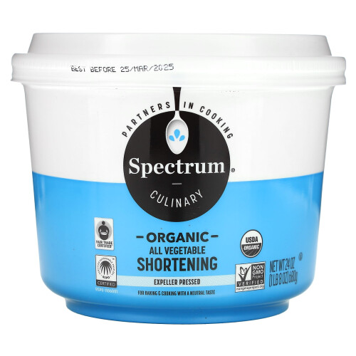 Spectrum Culinary, Οργανική Όλες-Φυτική Βραχυκύκλωμα, 24 oz (680 g)