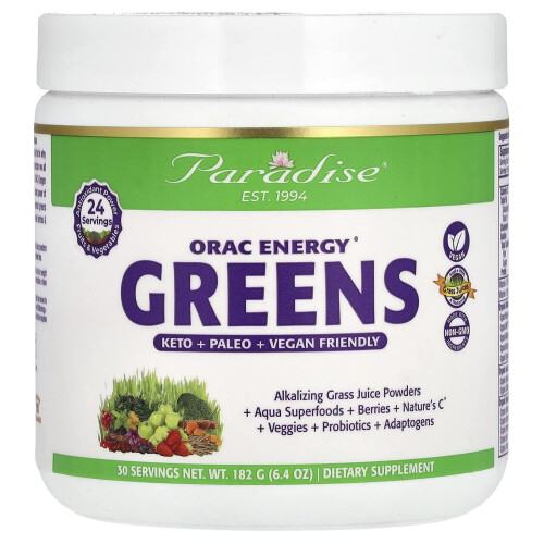 Paradise Herbs, ORAC Ενέργεια Καλύμματα, 6.4 oz (182 g)