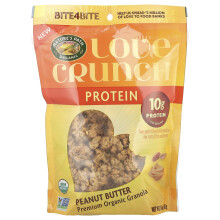 Nature's Path, Love Crunch, Proteina, Granola Organica Premium, Burro di Arachidi, 11 oz (312 g)
