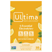 Ultima Replenisher, 6 Väsentliga Elektrolyter, Daglig Elektrolyt Dryck Mix, Lemonade, 10 Sticks, 0,13 oz (3,7 g) Varje