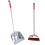 2Sets Home Cleaning Push Broom and Dustpan Set Durable Multi Color 3
