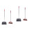 2Sets Home Cleaning Push Broom and Dustpan Set Durable Multi Color 6
