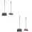 2Sets Home Cleaning Push Broom and Dustpan Set Durable Multi Color 8